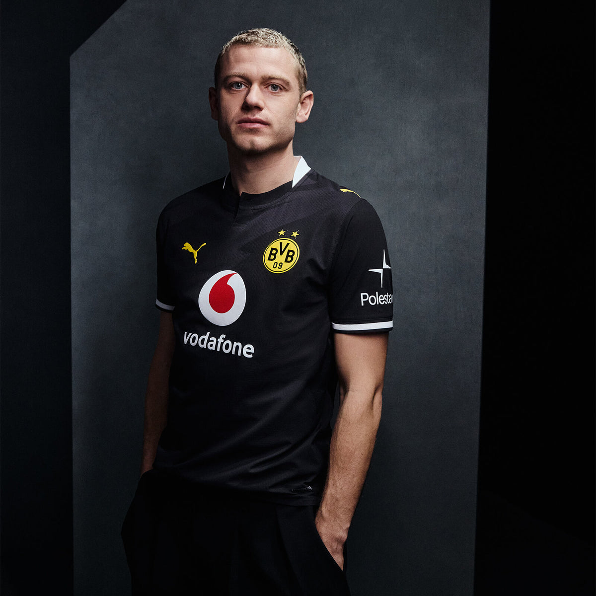 Borussia Dortmund Away 26/27 Jogador Puma - Preto
