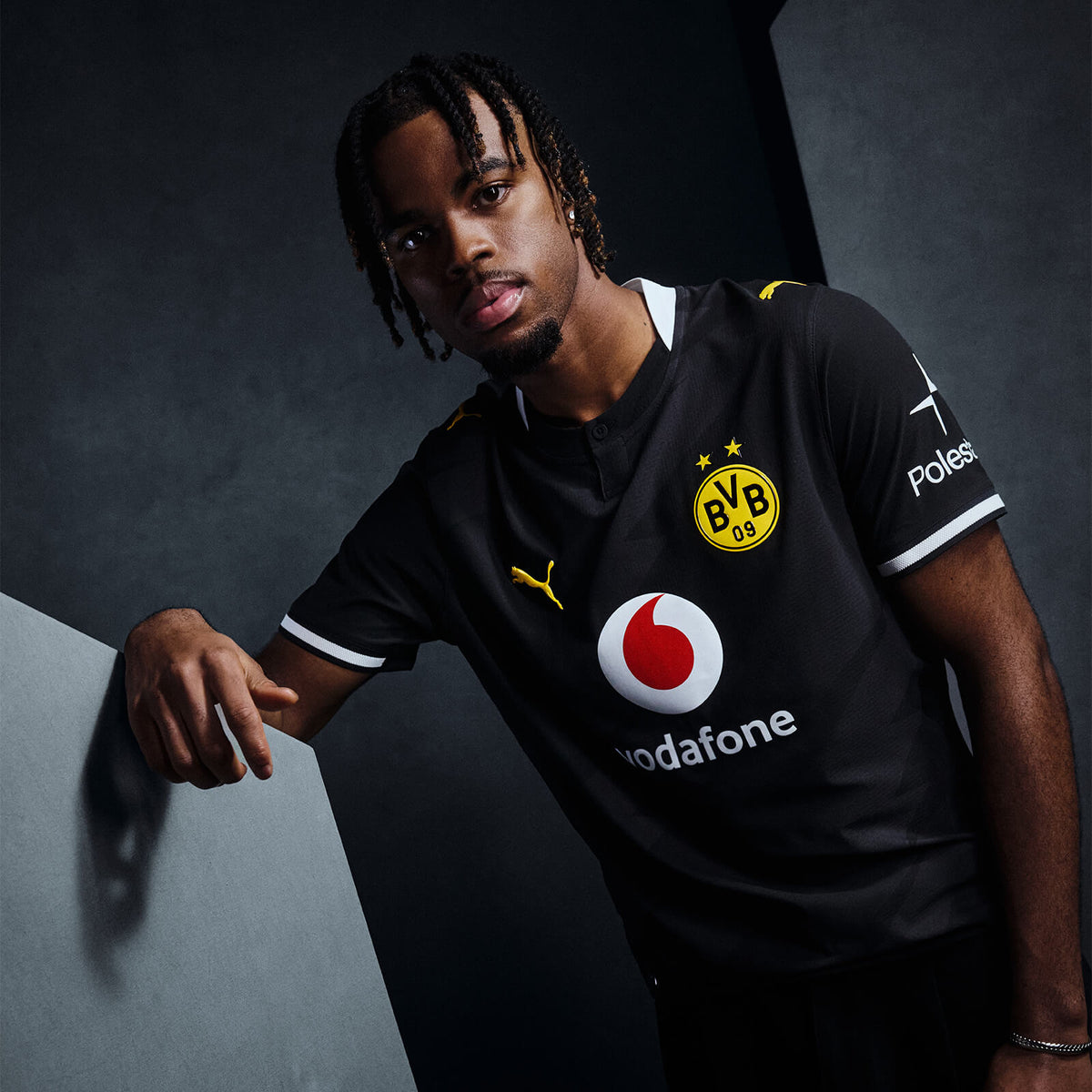Borussia Dortmund Away 26/27 Jogador Puma - Preto