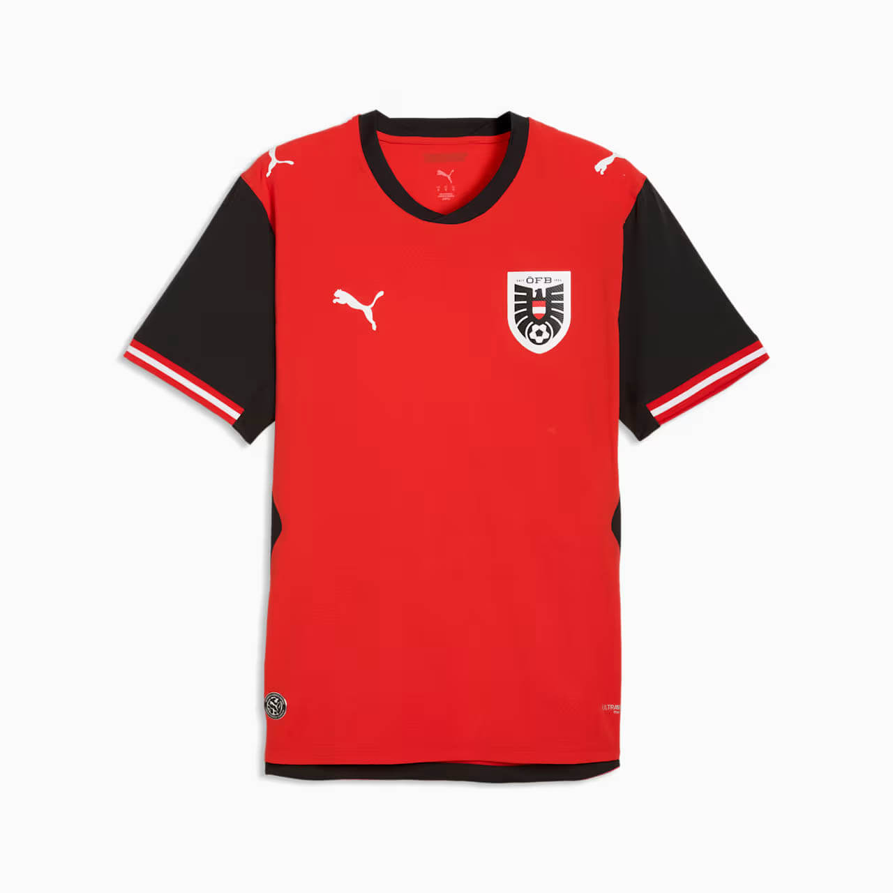 Áustria Home 26/27 Masculino Torcedor Puma - Vermelho
