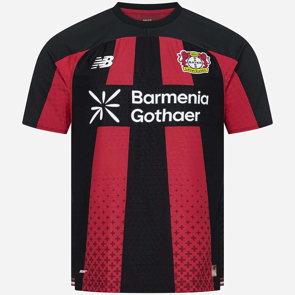 Bayern Leverkusen Home 26/27 New Balance - Preto e Vermelho