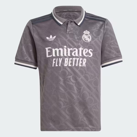 Real Madrid Third 24/25 Torcedor Adidas - Cinza