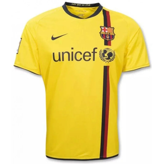 Barcelona Away Retrô 08/09 Nike - Amarela
