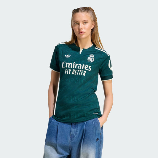 Real Madrid Away 26/27 Feminina Adidas  - Verde