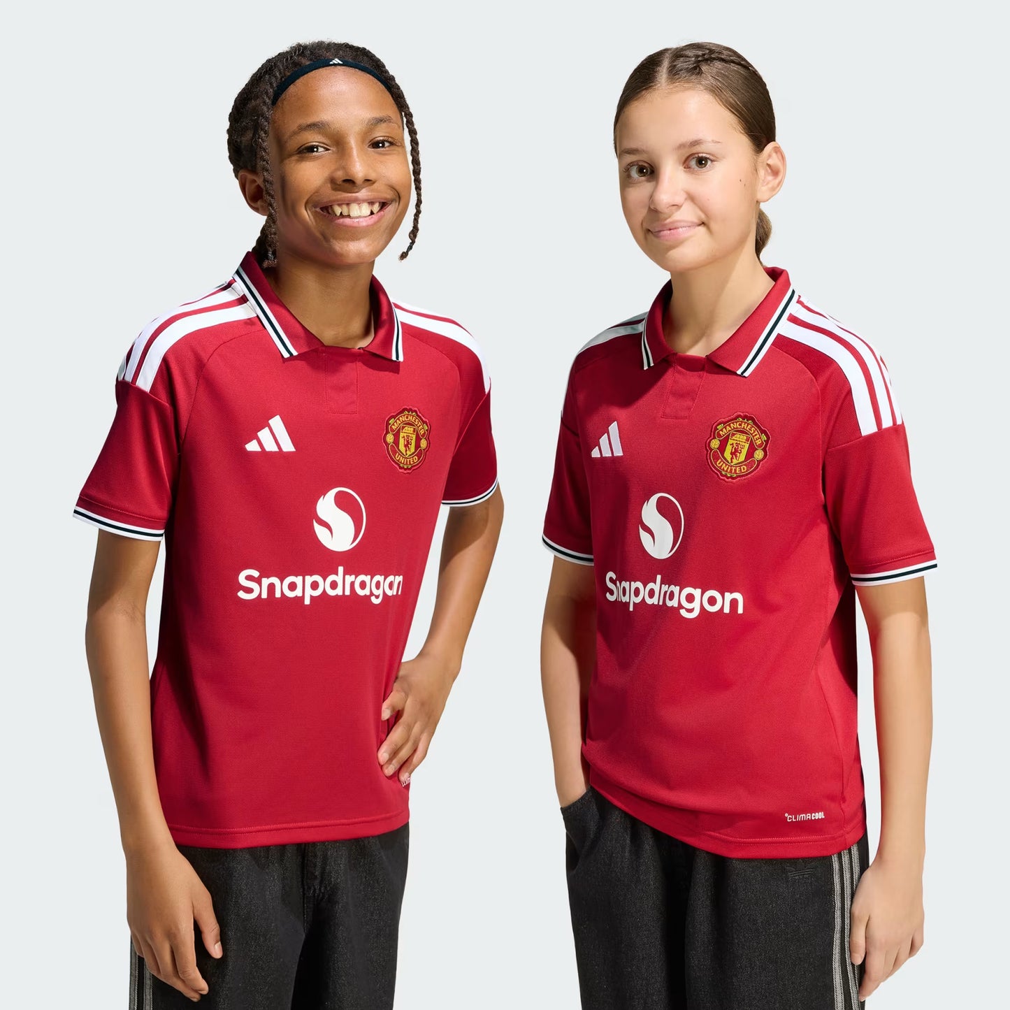 Kit infantil Manchester United Home 26/27  - Vermelho