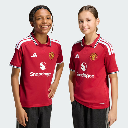 Kit infantil Manchester United Home 26/27  - Vermelho