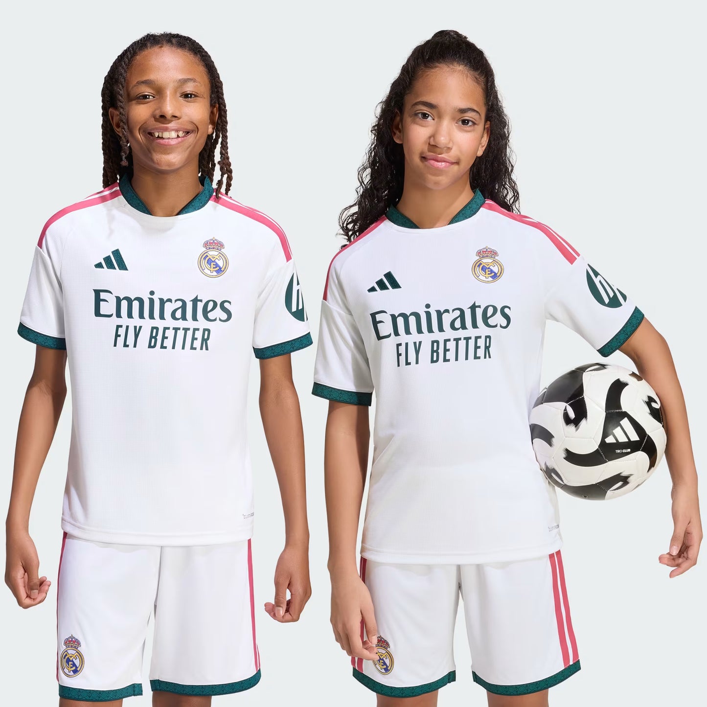 Kit Infantil Real Madrid Home 26/27 - Branca