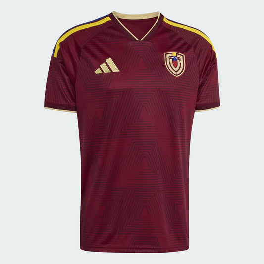 Venezuela Home 26/27 Masculino Torcedor Adidas - Vermelho Vinho