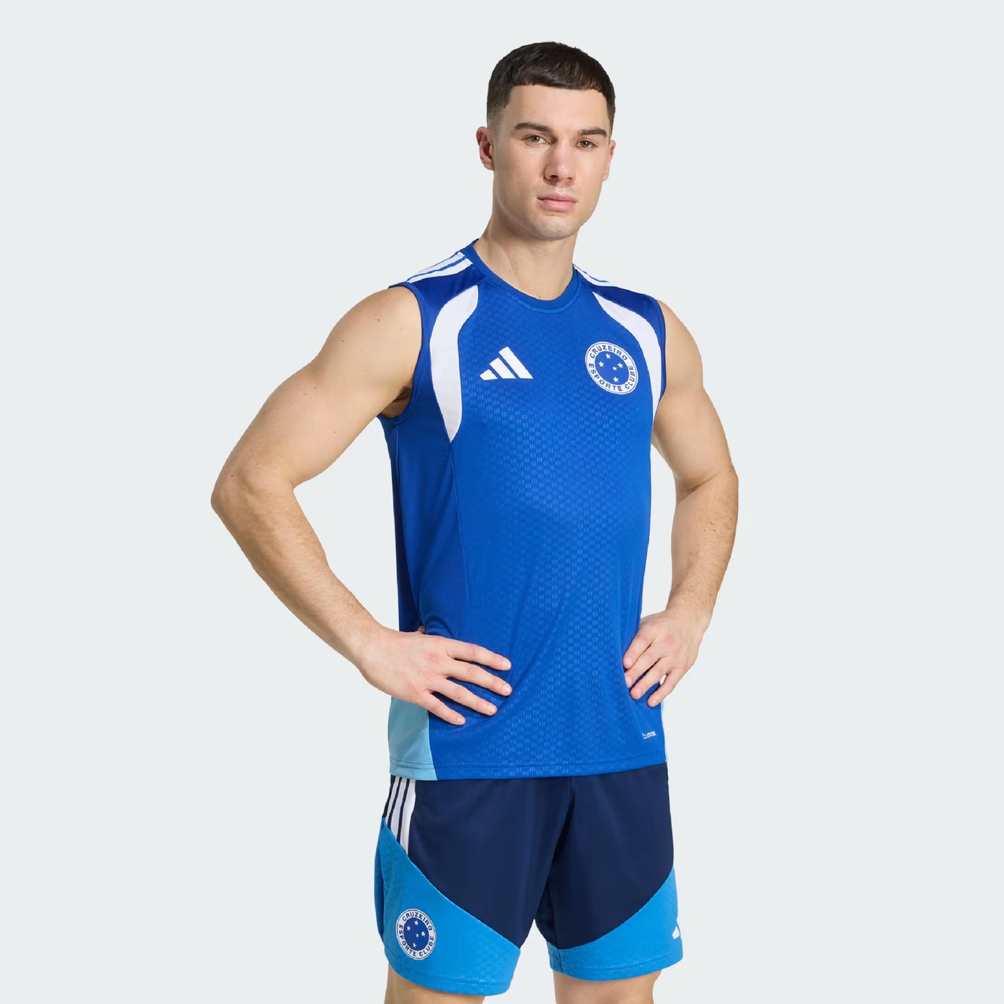 Cruzeiro Treino Regata 26/27 Adidas Torcedor Masculino - Azul