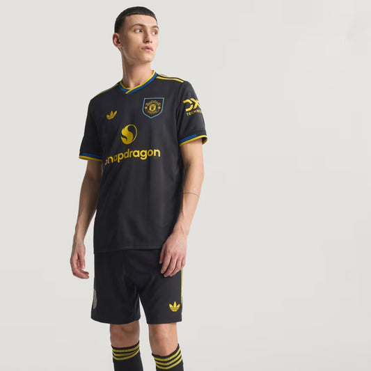 Manchester United Third 25/26 Jogador Adidas - Preta