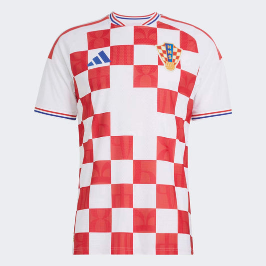 Cróacia Home 26/27 Masculino Torcedor Adidas - Branca e Vermelha