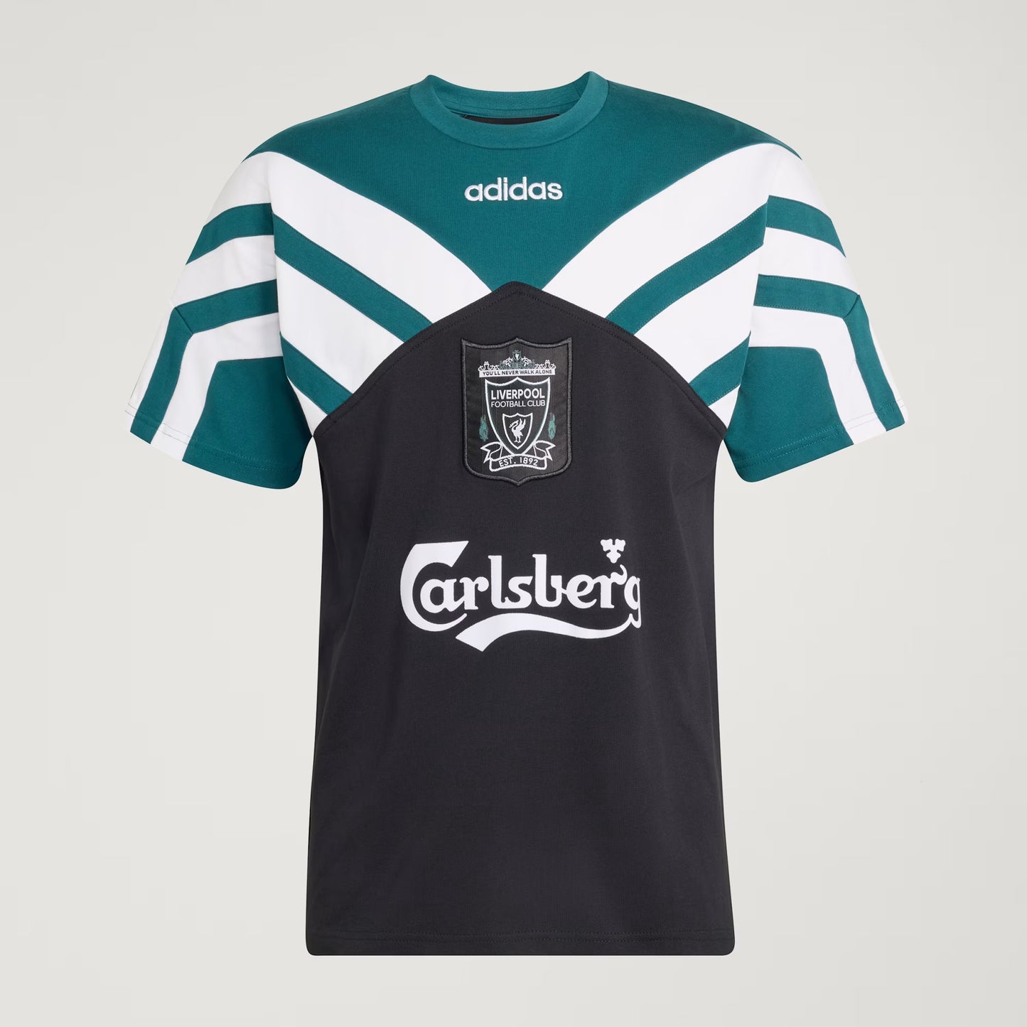 Liverpool Third Retrô 95 Adidas - Preto e Verde