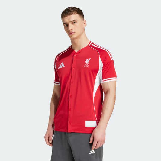 Liverpool Baseball 25/26 Torcedor Adidas - Vermelho