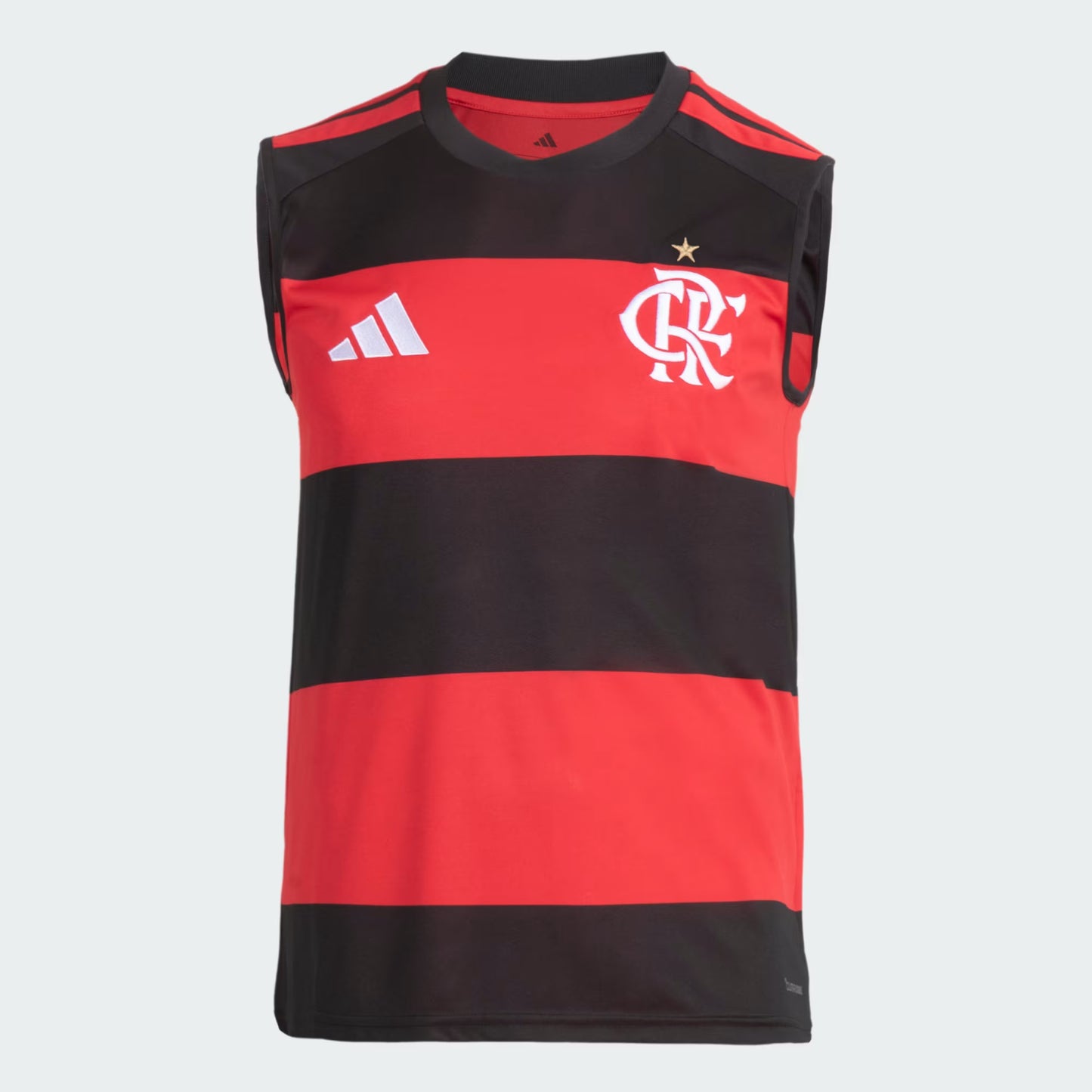 Flamengo Home 26/27 Torcedor Regata Adidas Masculina - Vermelho e Preto