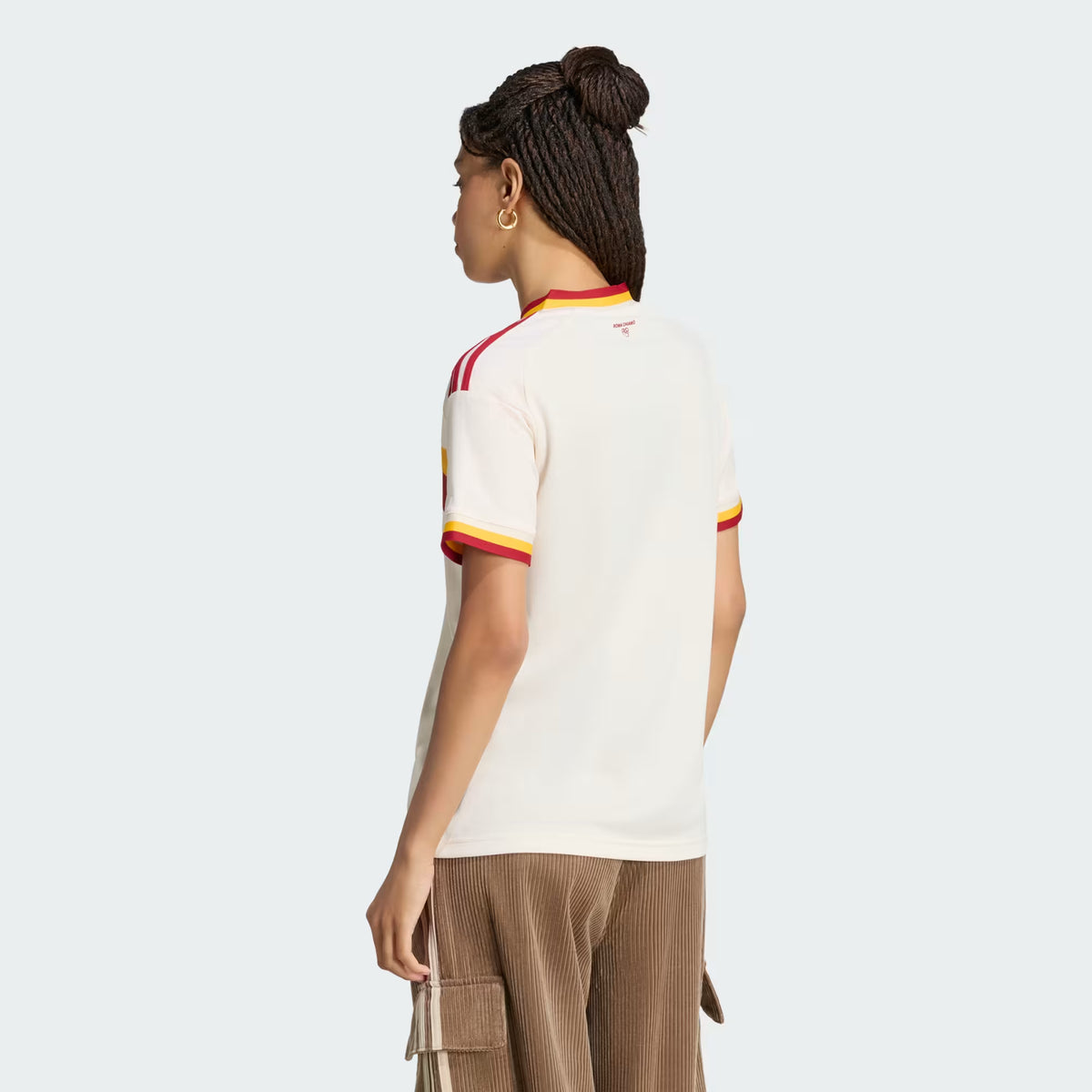 Roma Away 26/27 Feminina Adidas - Branco