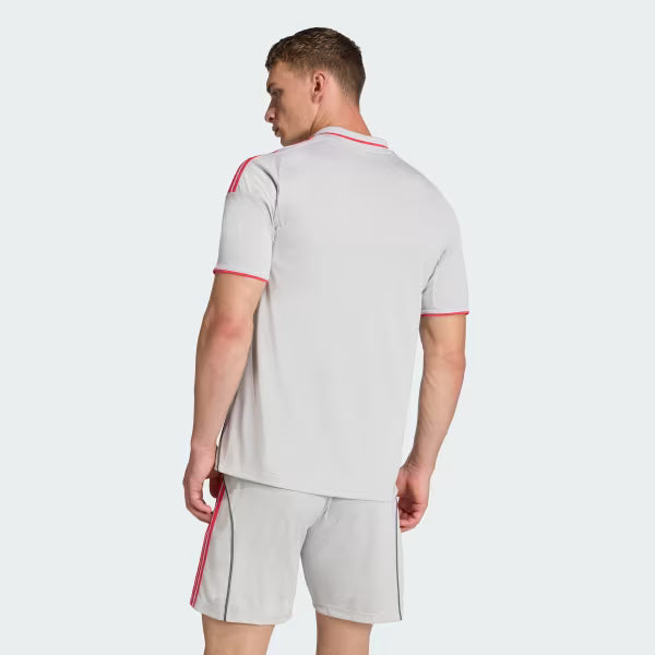 Lyon Third 25/26 Torcedor Adidas - Cinza