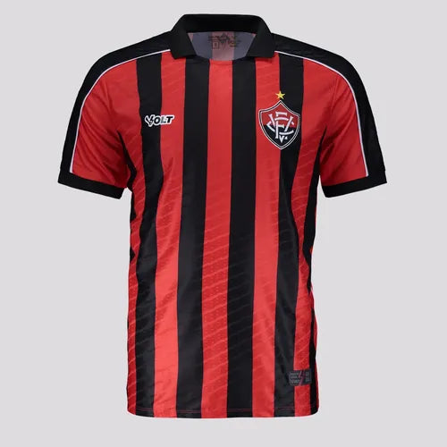 Vitória Home 25/26  Masculino -  Vermelho e Preto
