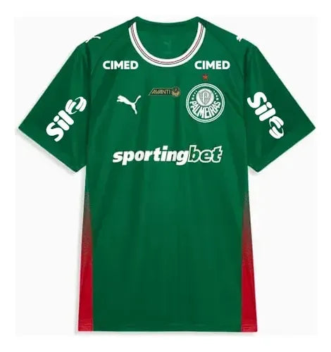 Palmeiras Home 26/27 Torcedor Com Patrocínios Puma - Verde
