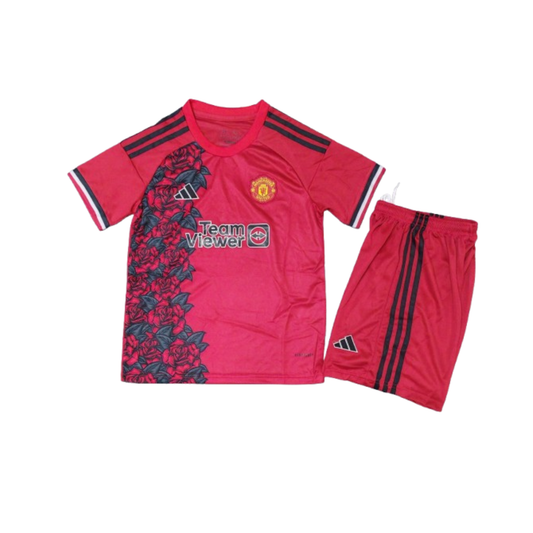 Kit infantil Manchester United Edição Especial 25/26 - Vermelho