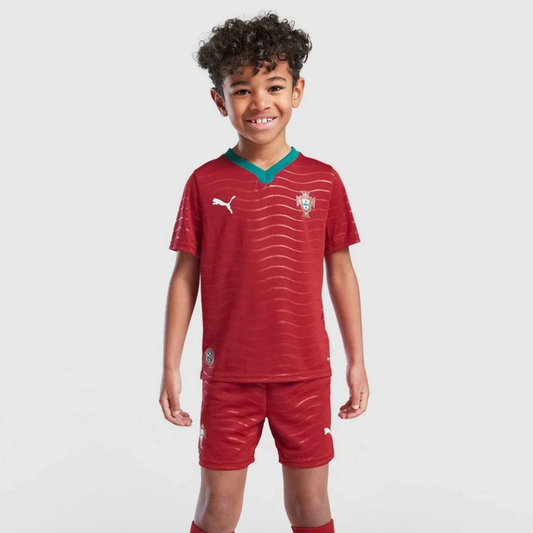 Kit Infantil Portugal Home 26/27  - Vermelha