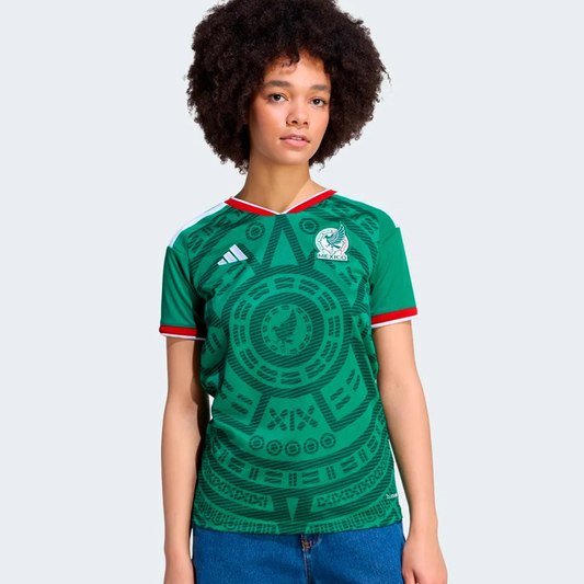 México Home 26/27 Feminino Adidas  - Verde