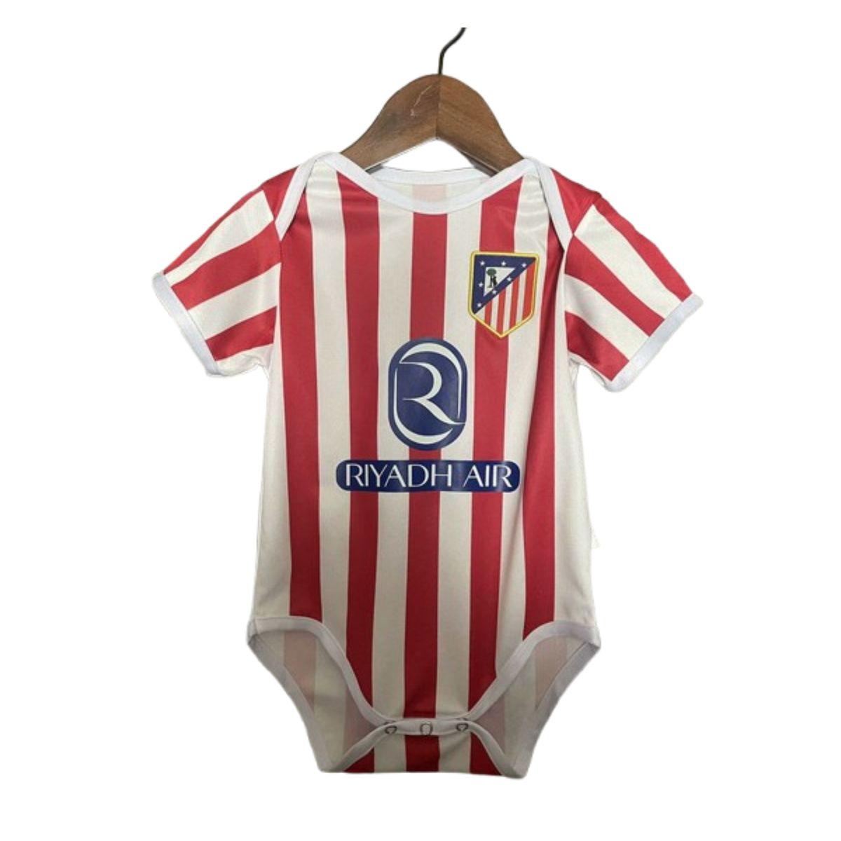 Body Bebê Infantil Atletico de Madrid 25/26 - Branco e Vermelho