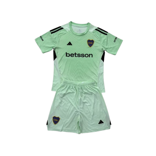 Kit Infantil Boca JRS Goleiro 25/26  - Verde
