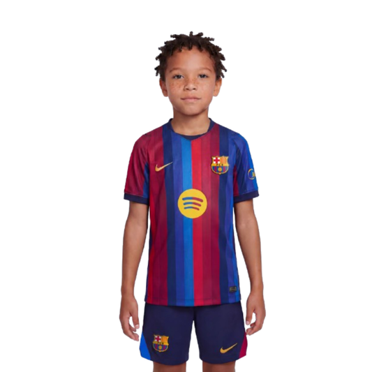 Kit Infantil Barcelona Home 26/27 - Grená