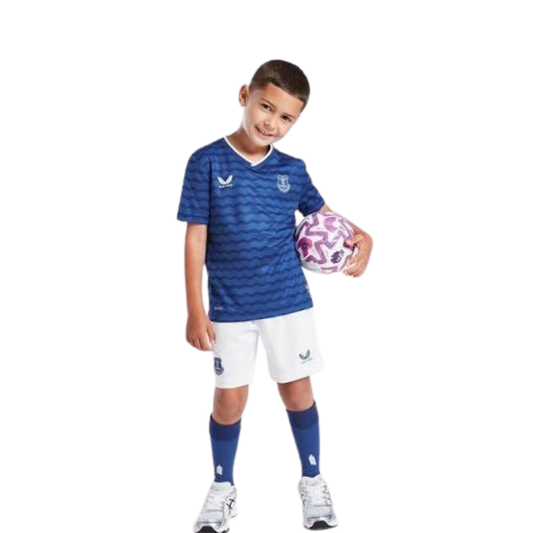 Kit Infantil Everton Home 25/26 Castore - Azul