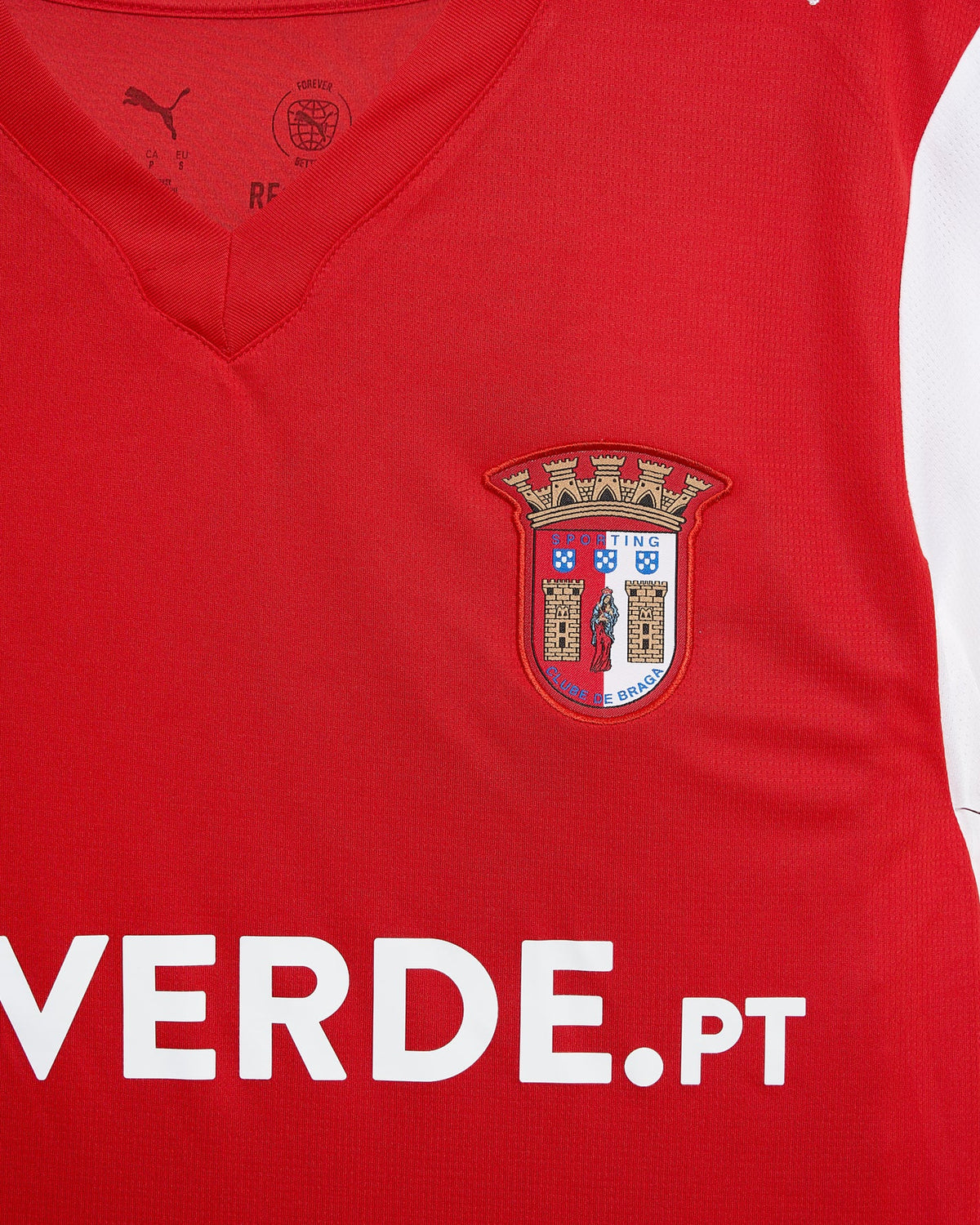 Braga Home 26/27 Torcedor Puma - Vermelho e Branco