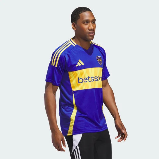 Boca Juniors  Home 24/25 Torcedor Adidas - Azul e Amarelo