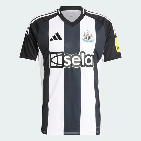 Newcastle Home 24/25 Torcedor Adidas - Preto e Branco