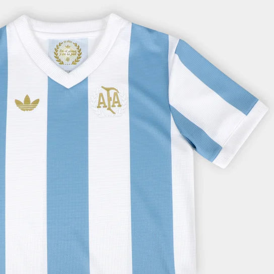 Argentina Home 25/26 Masculino Torcedor Adidas - Branca e Azul
