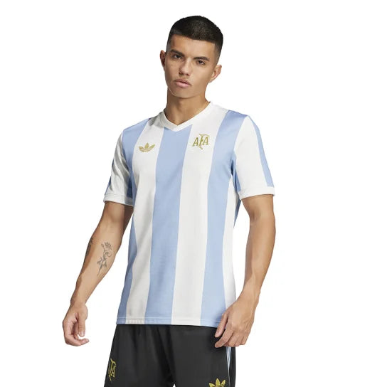 Argentina Home 25/26 Masculino Torcedor Adidas - Branca e Azul