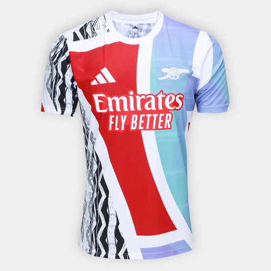 Arsenal Pré Jogo 25/26 Torcedor Adidas - Colorido