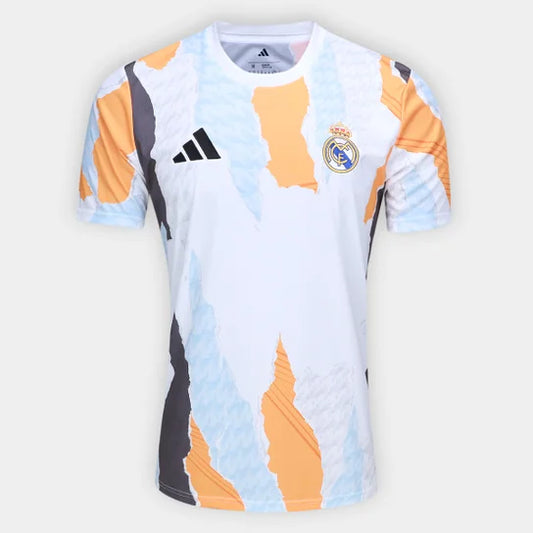 Real Madrid Pré Jogo 24/25 Torcedor Adidas - Colorida