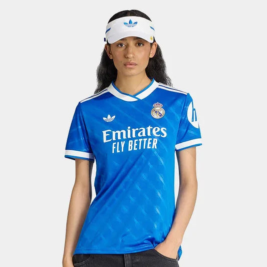 Real Madrid Third Adidas Feminino 25/26 - Azul