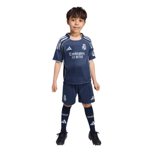 Kit Infantil Real Madrid Away 25/26 - Azul Escuro
