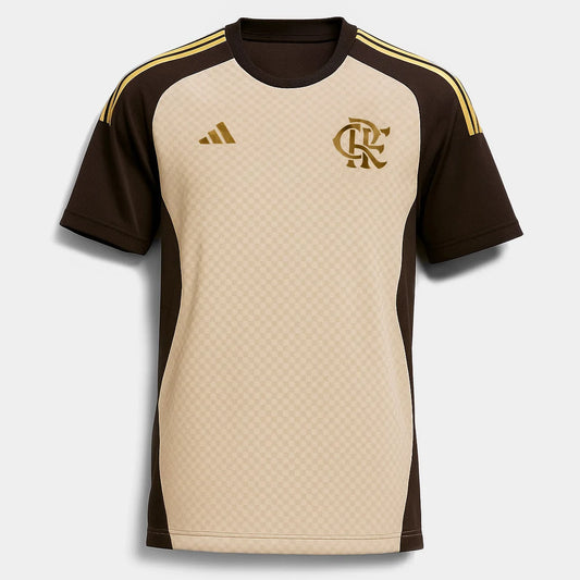 Flamengo Treino 26/27 Torcedor Adidas Masculino - Bege