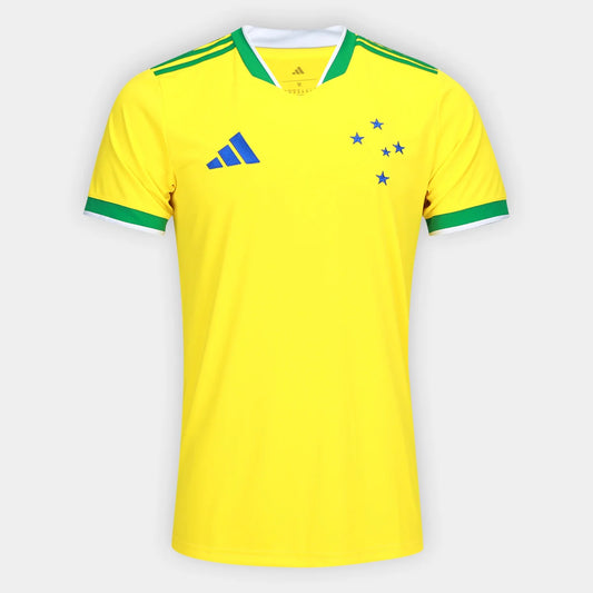 Cruzeiro Edição Especial Brasil 26/27 Adidas Torcedor Masculino - Amarela