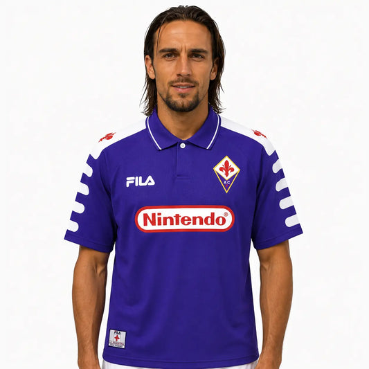 Fiorentina Home Retrô 1998  Fila - Roxa
