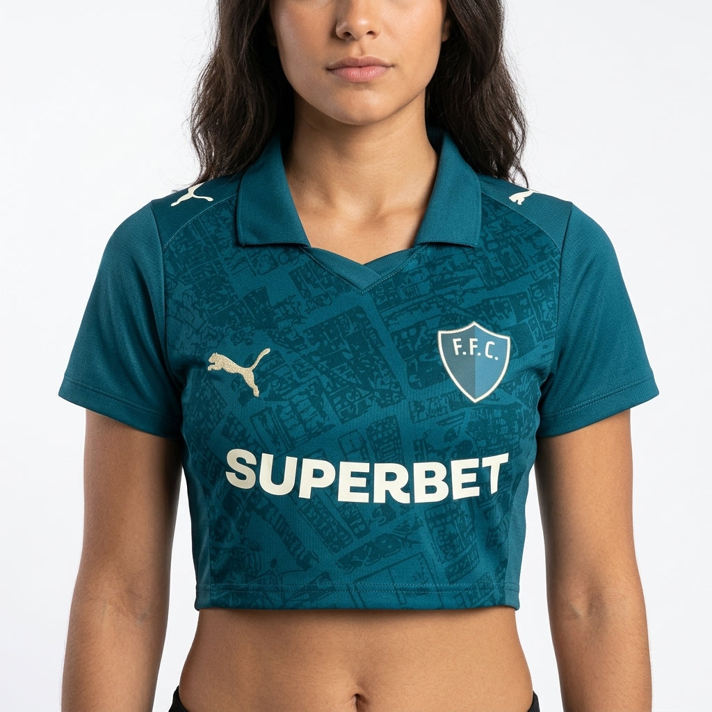 Fluminense Third Cropped 26/27  Puma Feminina - Verde