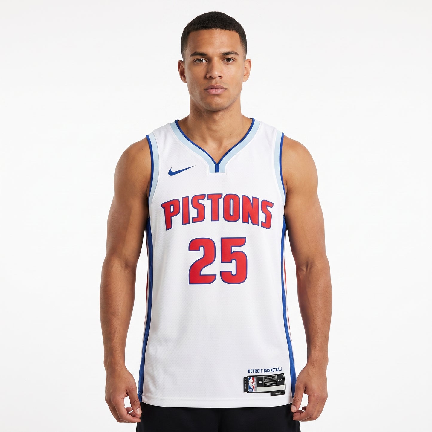 Regata Detroit Pistons Masculina - Branco