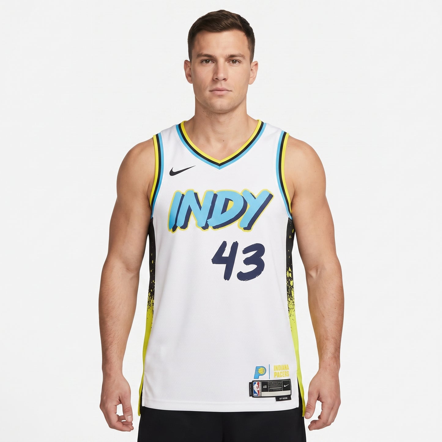Regata Indiana Pacers Masculina - Branca