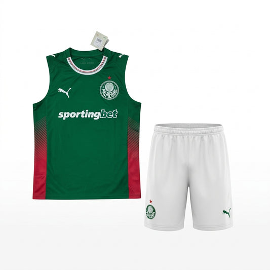 Kit Regata Palmeiras Home 26/27 Puma Torcedor Masculino - Verde