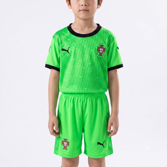 Kit Infantil Portugal Goleiro 26/27 - Verde