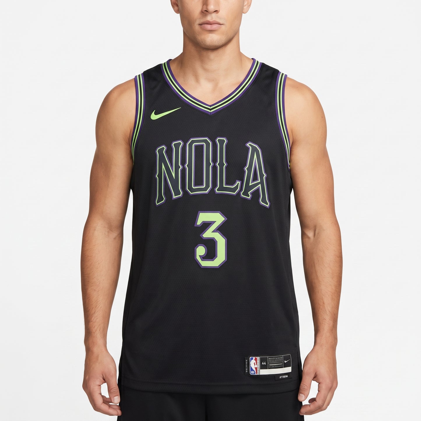 Regata New Orleans Pelicans Masculina - Preto