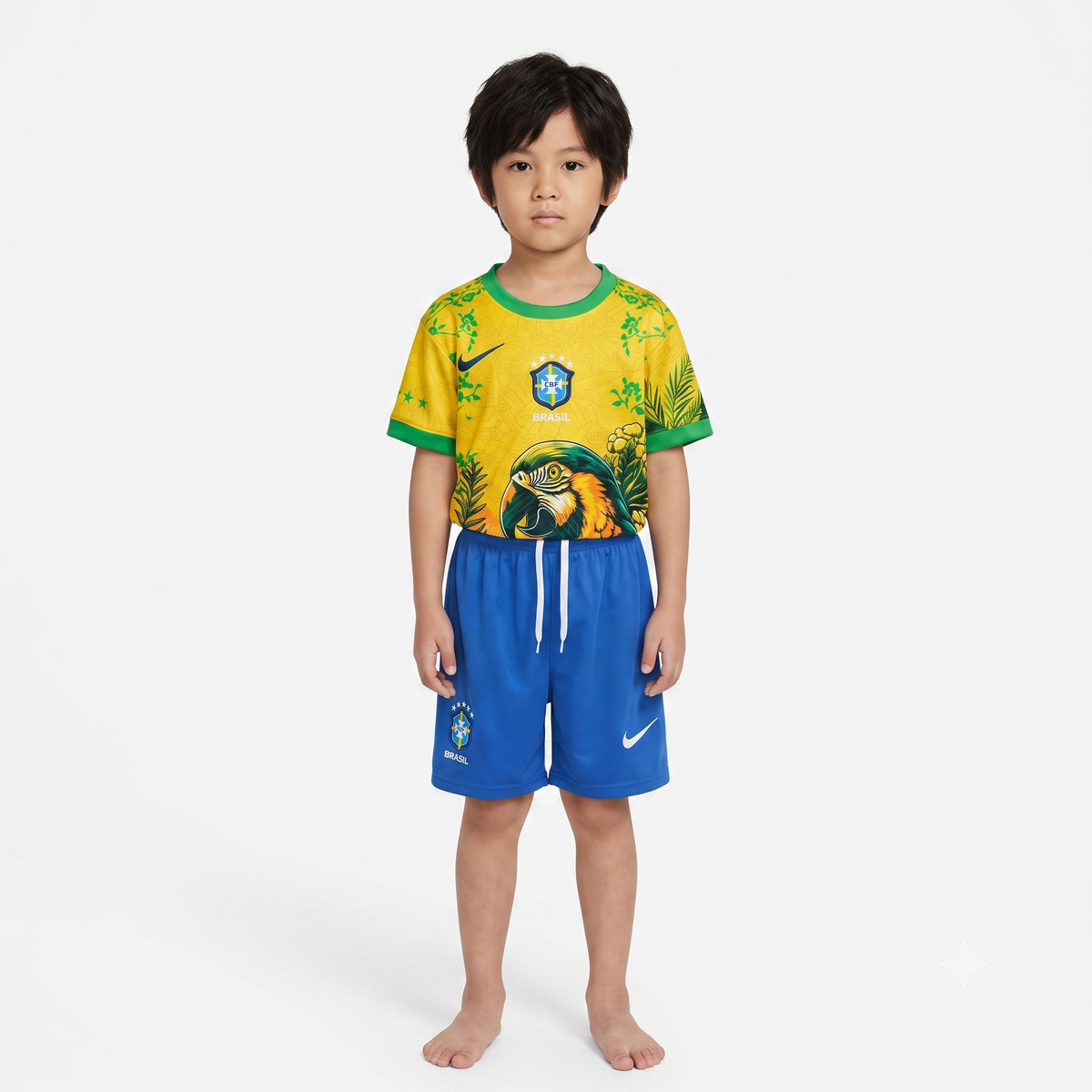 Kit Infantil Brasil Edição Especial 26/27 - Amarela
