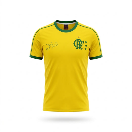 Flamengo Edição Especial Zico 26/27 Torcedor Adidas Masculina - Amarela