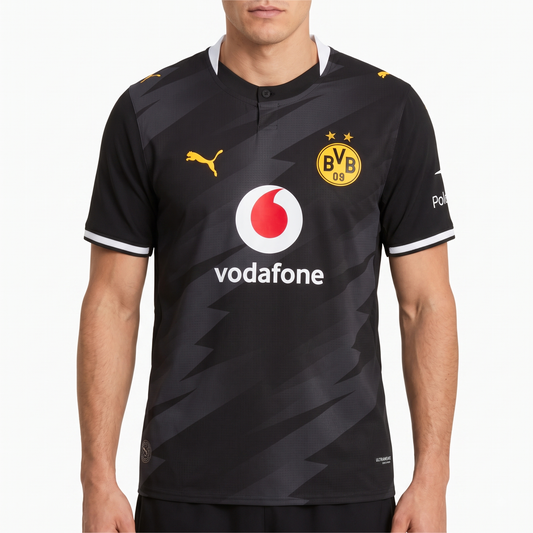 Borussia Dortmund Away 26/27 Jogador Puma - Preto
