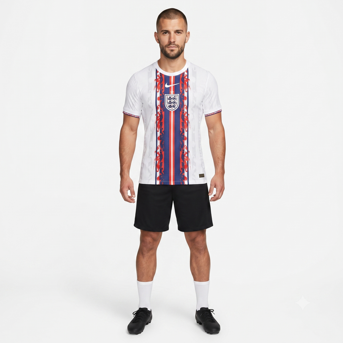 Inglaterra Goleiro 26/27 Jogador Masculino Nike - Branca